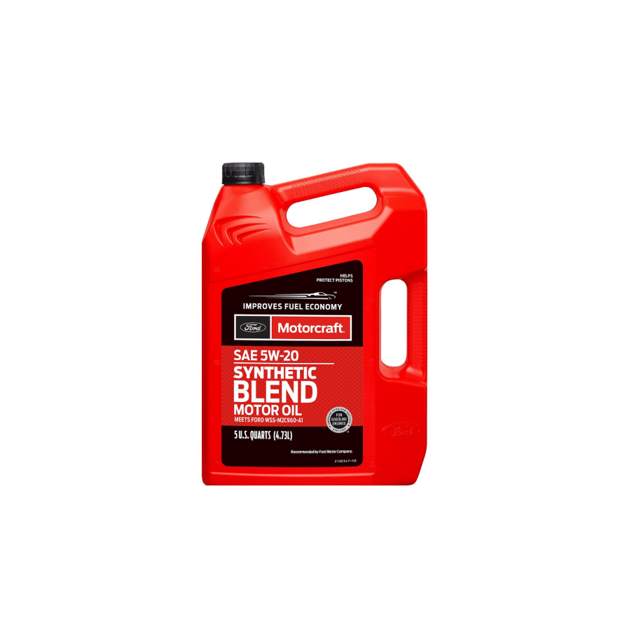 5 Cuartos aceite de motor mezcla sintética SAE 5W-20 Motorcraft