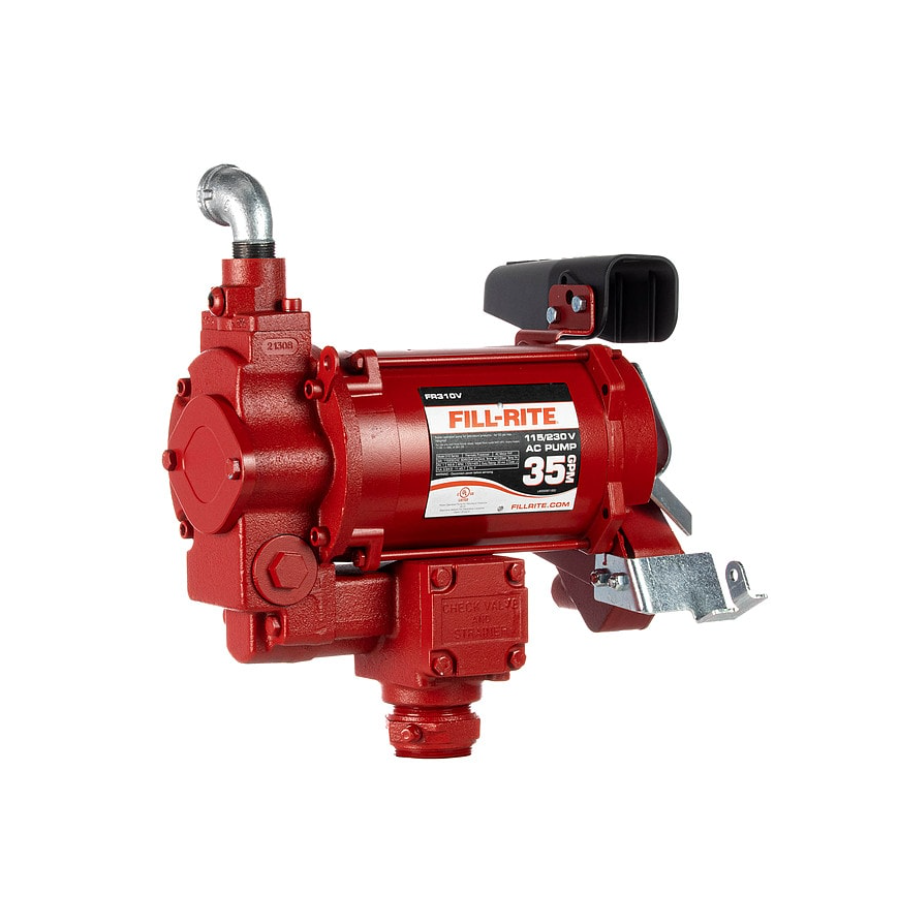 30 GPM 115/230 V CA Bomba de transferencia de combustible 3/4 HP 1-1/4 NPT Fill Rite