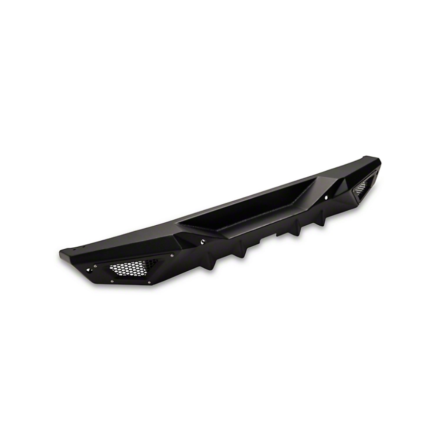 Jeep Wrangler JL 2018-2023 Parachoques trasero Barricade serie X Inserciones negras