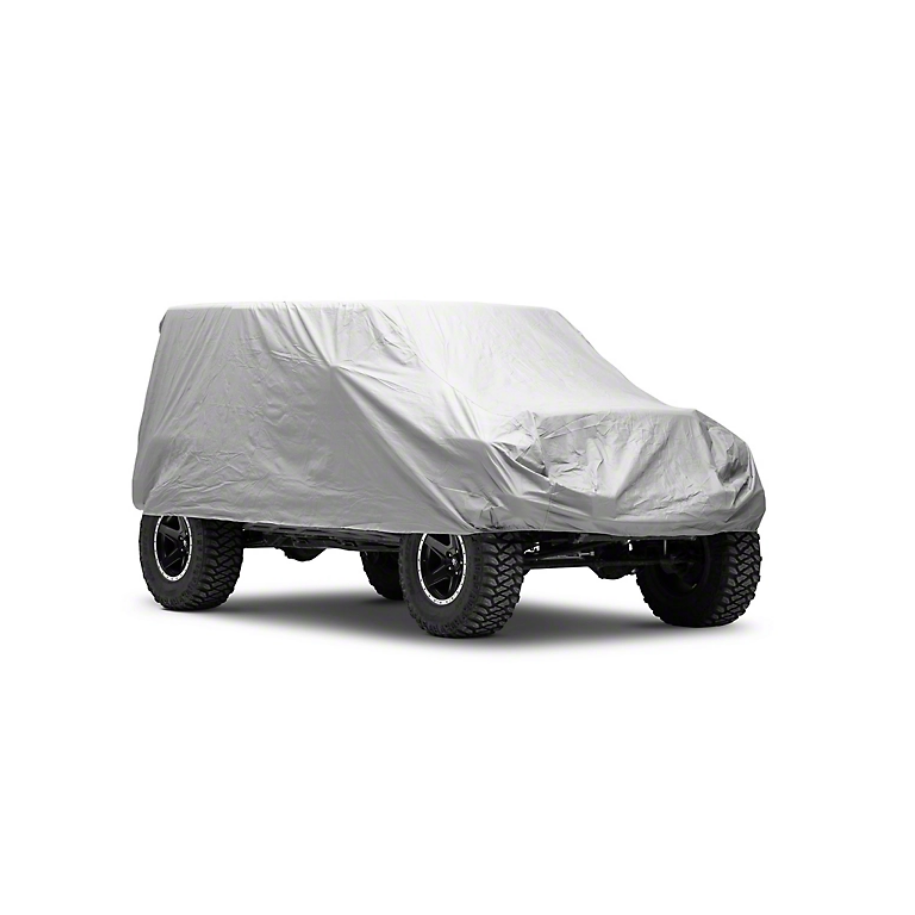 Jeep Wrangler JK y JL 4 puertas 2007-2023 Cobertura para autos para todo tipo de clima RedRock TruShield Series