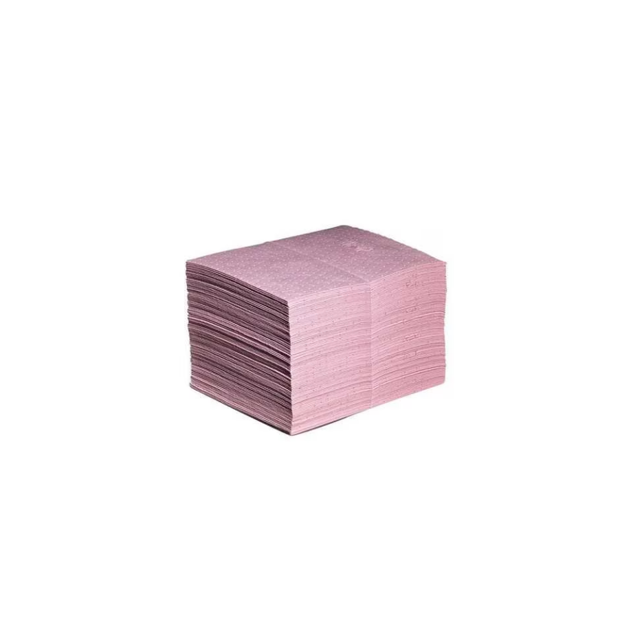 15" X 20" Almohadilla absorbente, universal, paquete de 100, rosa Pig USA